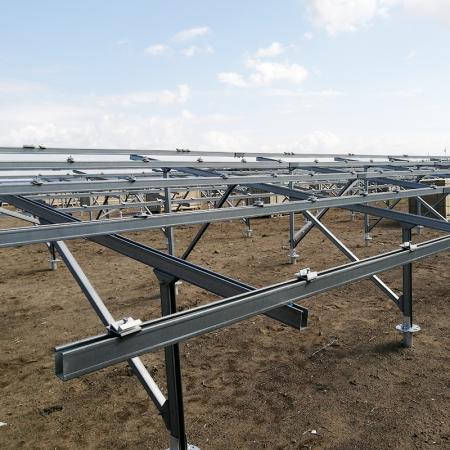 Zn-Al-Mg Coated Steel Solar Ground Mounting စနစ်
