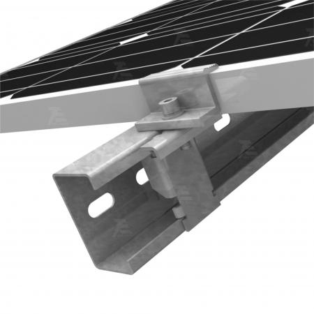 Zn-Al-Mg Coated Steel Solar Ground Mounting စနစ်
