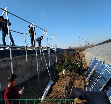  Shandong photovoltaic စိုက်ပျိုးရေးဖန်လုံအိမ်သရုပ်ပြစီမံကိန်း