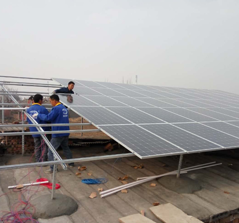  Henan Pingdingshan 40kw Photovoltaic-Aquaculture စီမံကိန်း
